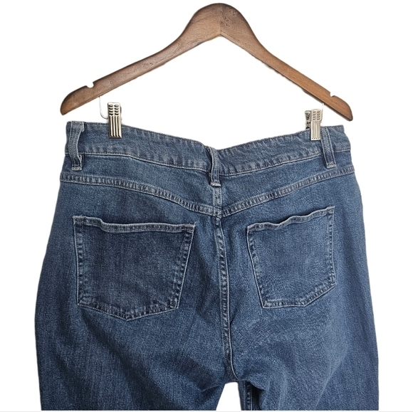 J.Crew high rise wide leg blue denim jeans size 32 - Picture 5 of 8